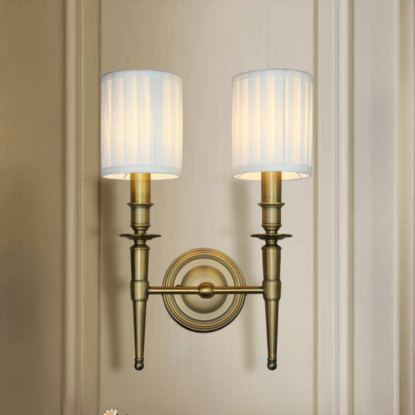 Brass & Veil Pair Wall Sconce