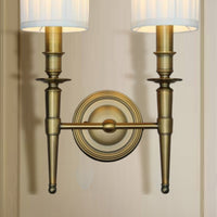 Brass & Veil Pair Wall Sconce