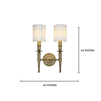 Brass & Veil Pair Wall Sconce