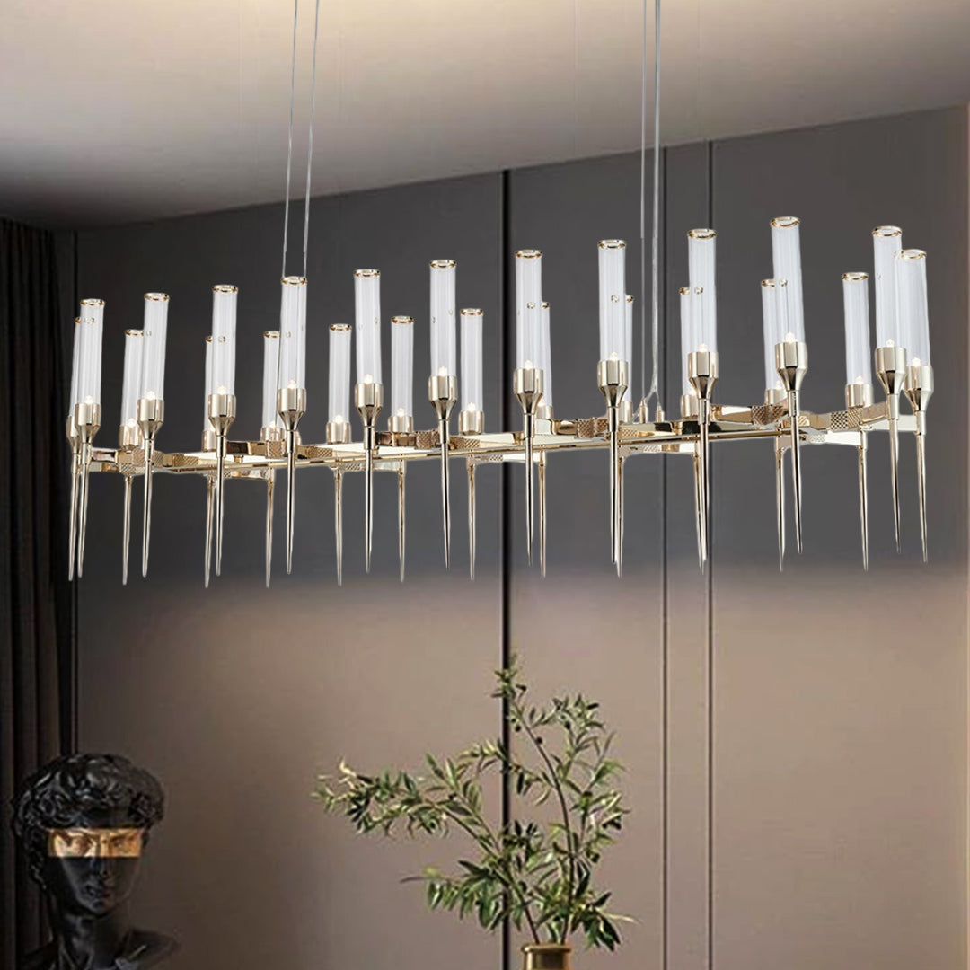 Glass Scepter Chandelier