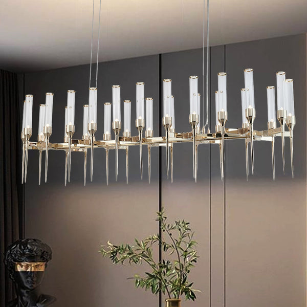 Glass Scepter Chandelier