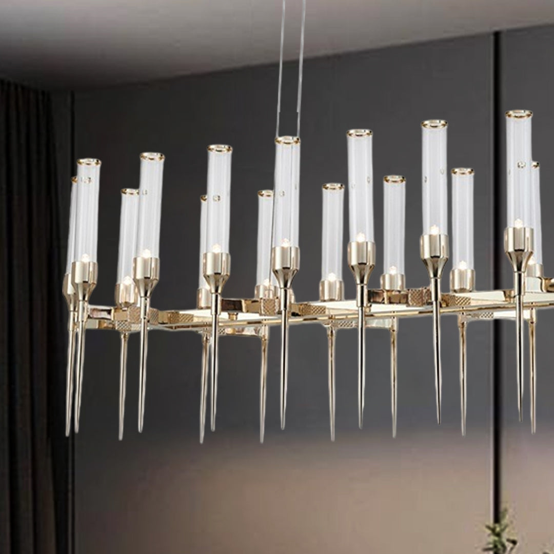 Glass Scepter Chandelier