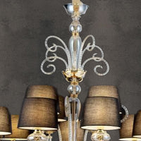 Celestial Noir Lamp Chandelier