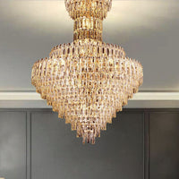 Glistening Waterscape Crystal Chandelier