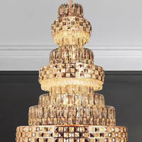 Opulent Crystal Manor Chandelier