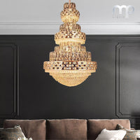 Opulent Crystal Manor Chandelier