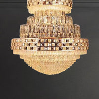 Opulent Crystal Manor Chandelier