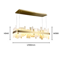 Crystal City Chandelier