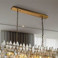 Crystal Knit Chandelier