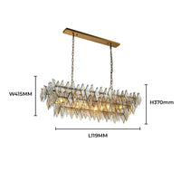 Crystal Knit Chandelier