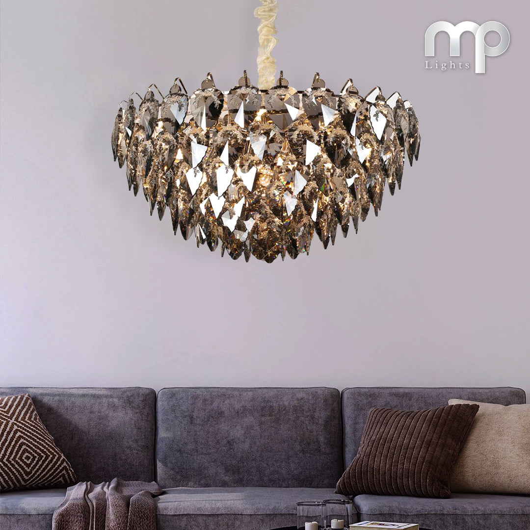 Crystal Leaf Chandelier (Big)