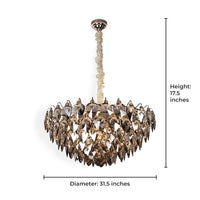 Crystal Leaf Chandelier (Big)