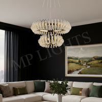 Crystal Ripple Chandelier