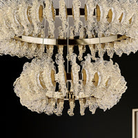 Crystal Ripple Chandelier