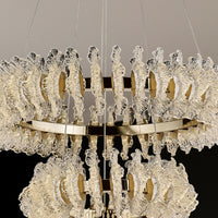 Crystal Ripple Chandelier