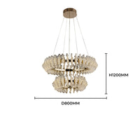 Crystal Ripple Chandelier