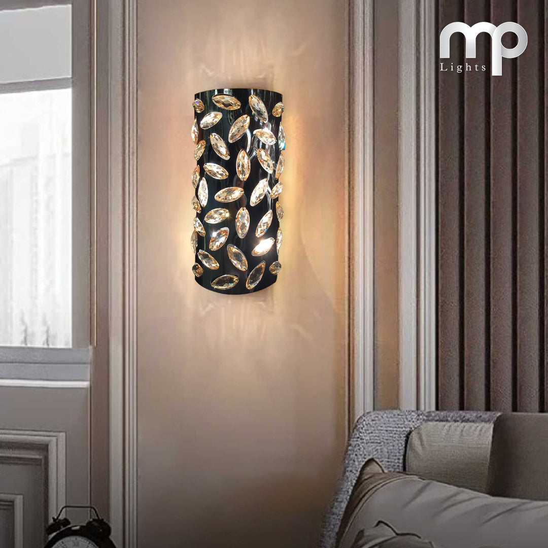 Crystal Studs Wall Sconce