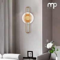 Golden Moonstone Wall Sconce