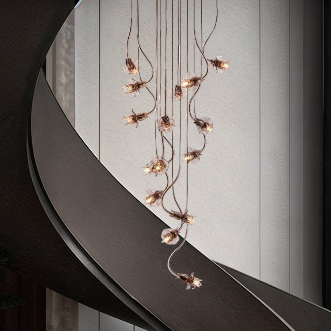 Golden Tendrils Chandelier