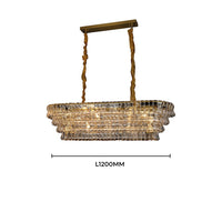 Honeyed Glass Grand Chandelier