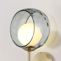 Iridescent Globe Wall Sconce