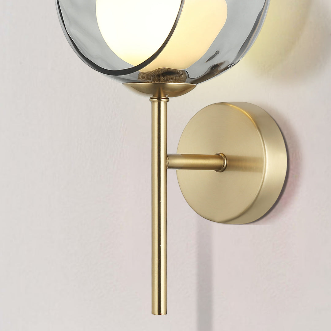 Iridescent Globe Wall Sconce