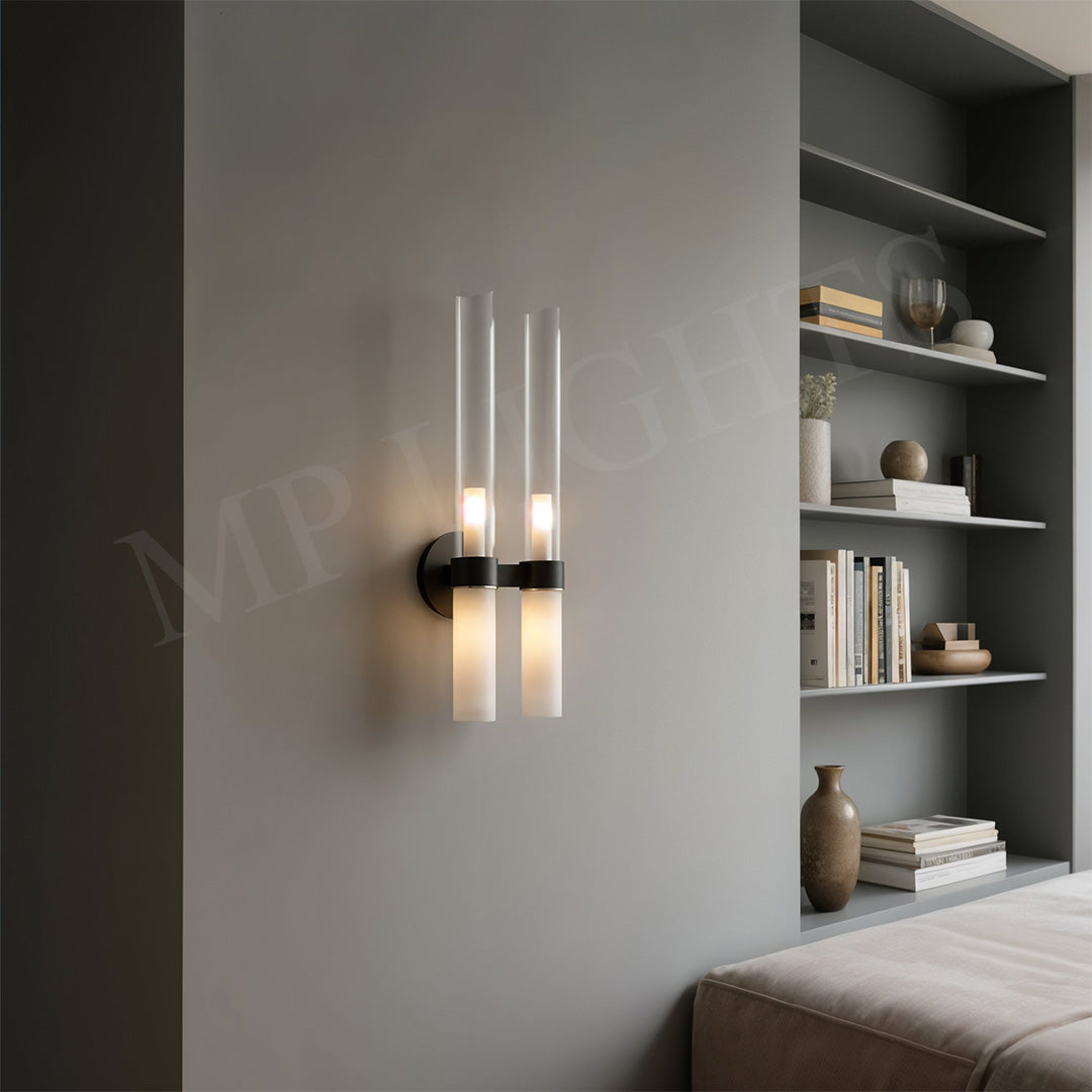 Ivory Flames Wall Sconce