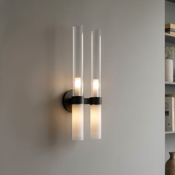 Ivory Flames Wall Sconce