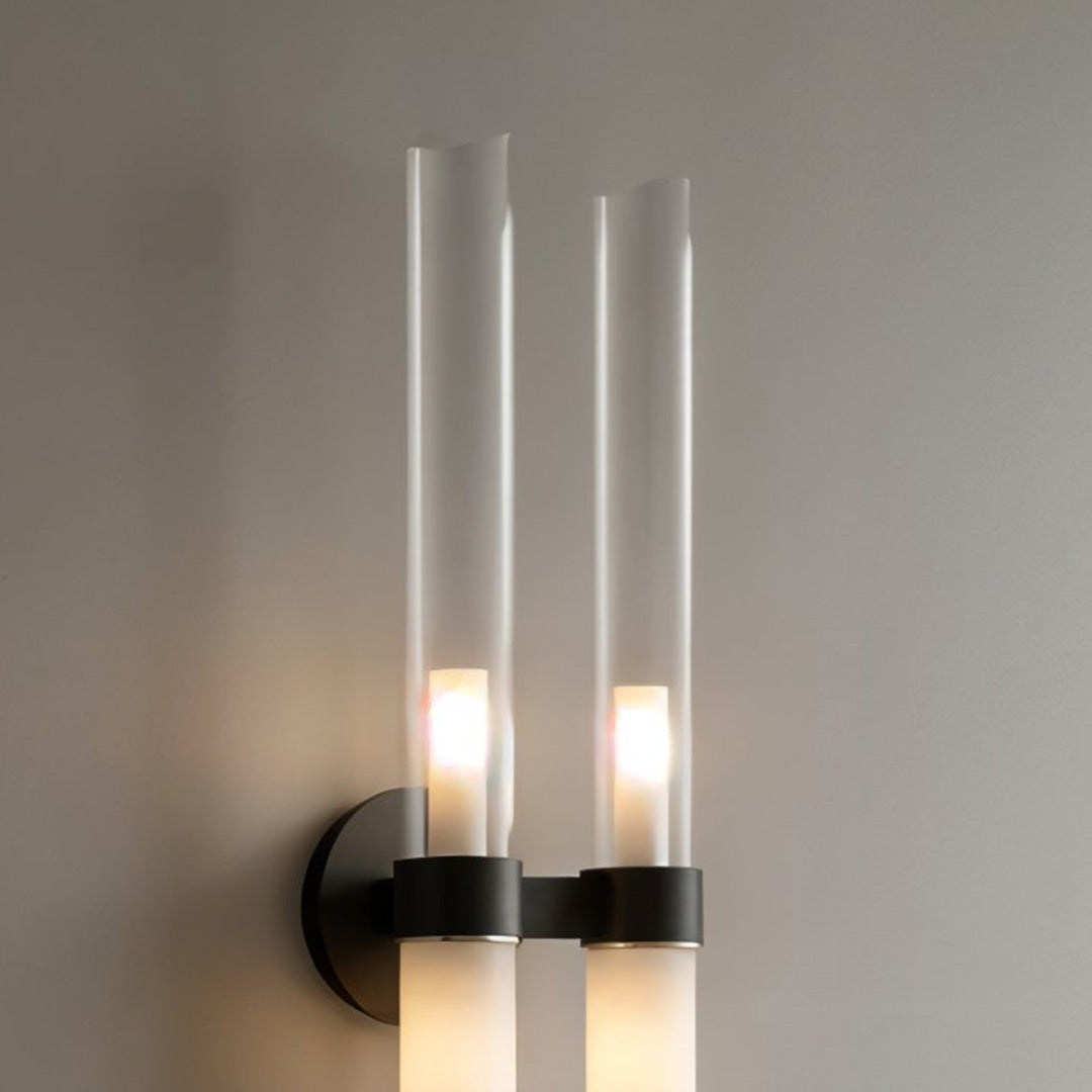 Ivory Flames Wall Sconce