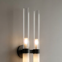 Ivory Flames Wall Sconce