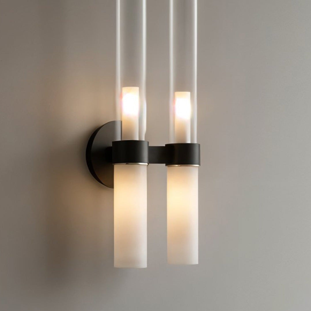 Ivory Flames Wall Sconce
