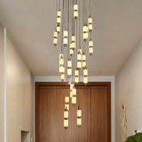 Linear Beam Chandelier