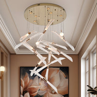 Luminous Flutes Chandelier