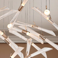 Luminous Flutes Chandelier