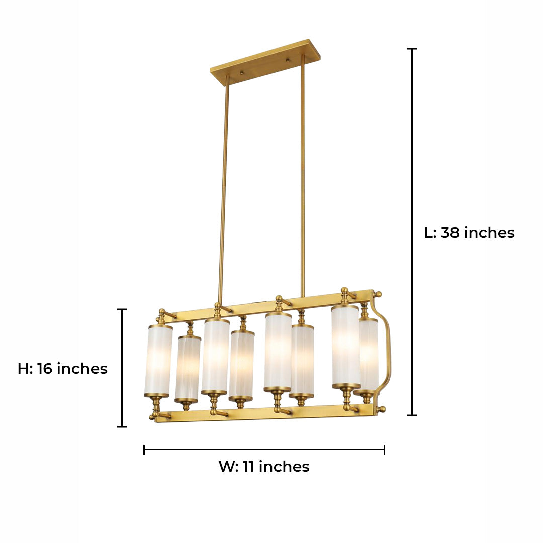 Luminous Flutes Chandelier