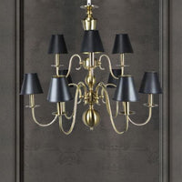 Midnight Glow Double Height Chandelier