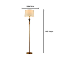 Noble Spindle Floor Lamp