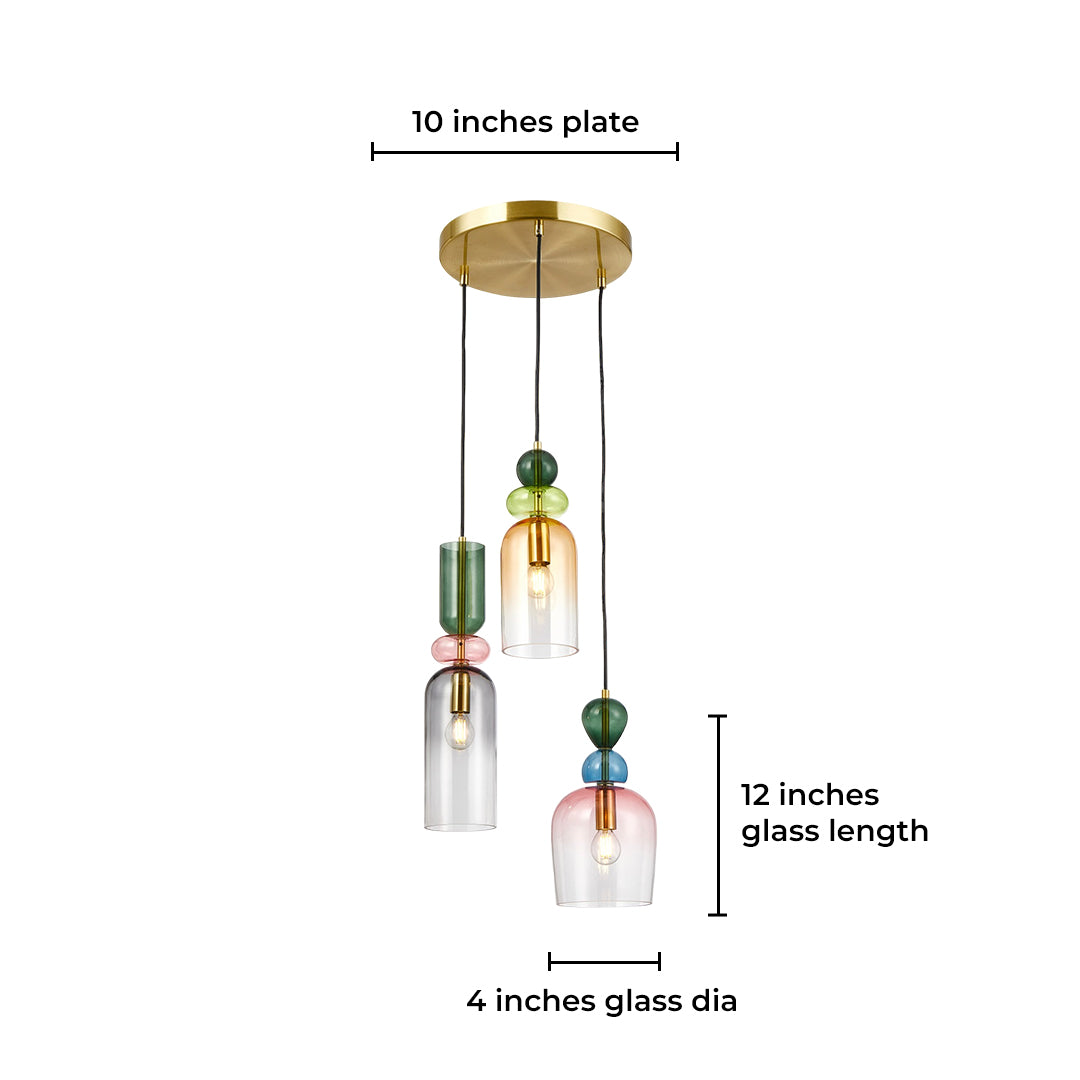 Opalescent Glass Pendant light