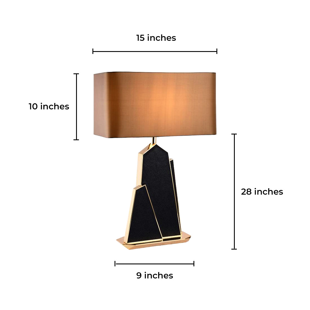 Paradox Black Table Lamp