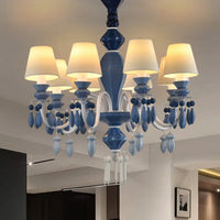 Periwinkle Blue Chandelier