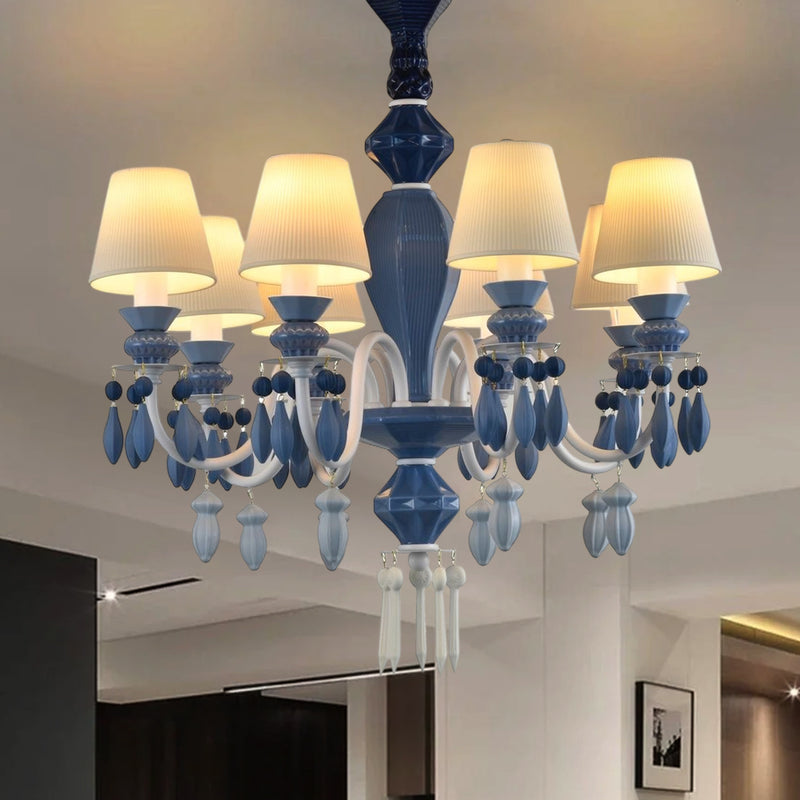 Periwinkle Blue Chandelier