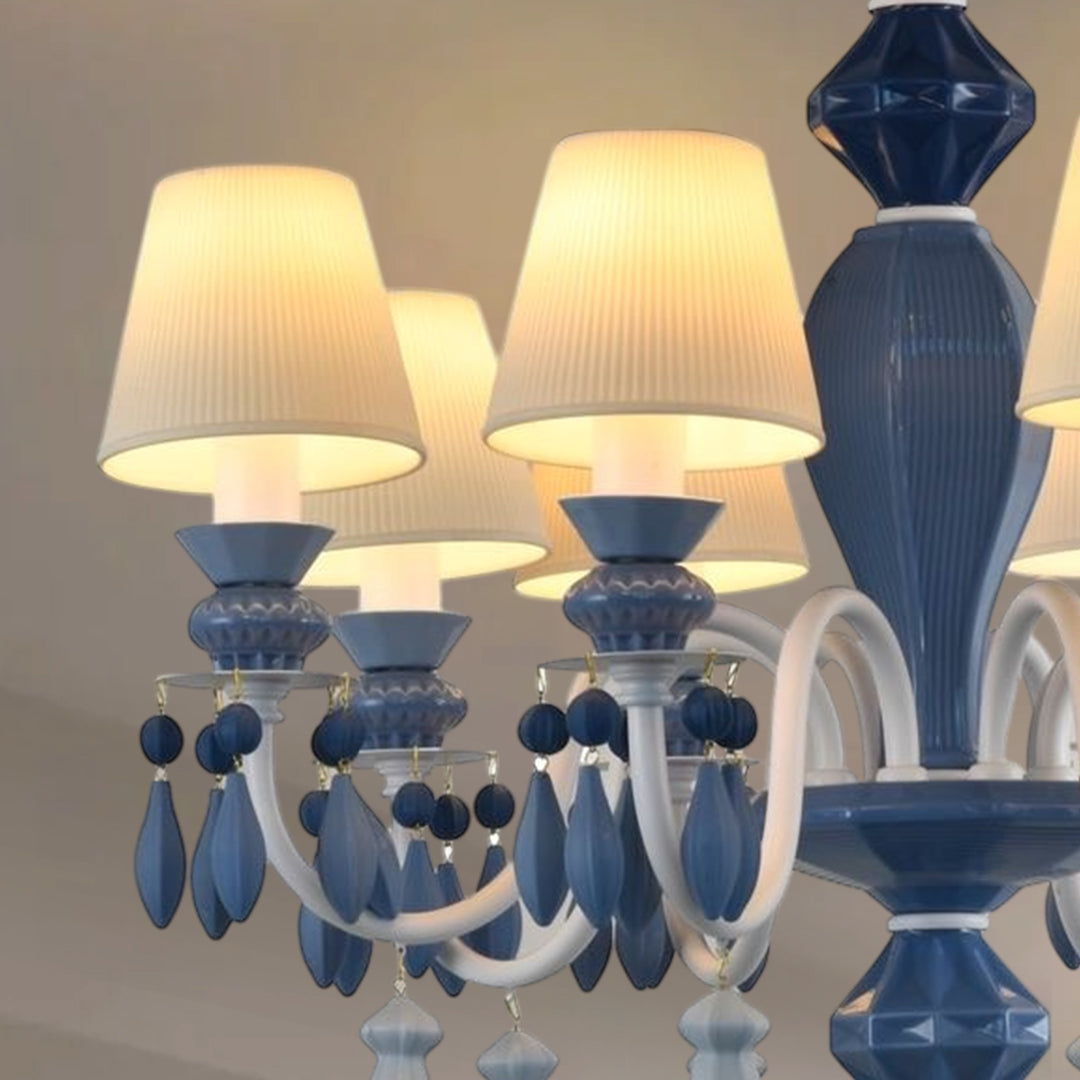 Periwinkle Blue Chandelier