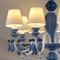 Periwinkle Blue Chandelier
