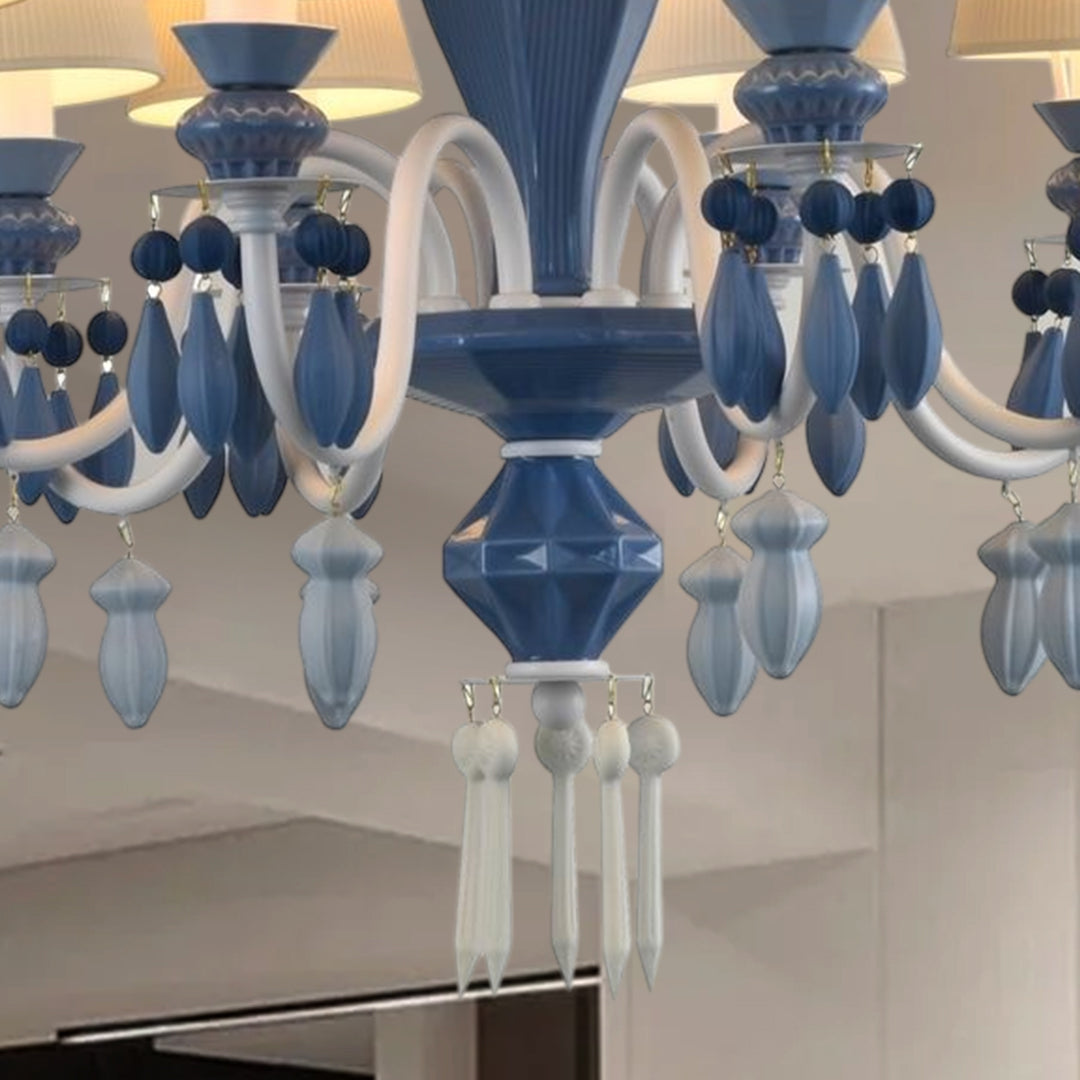 Periwinkle Blue Chandelier