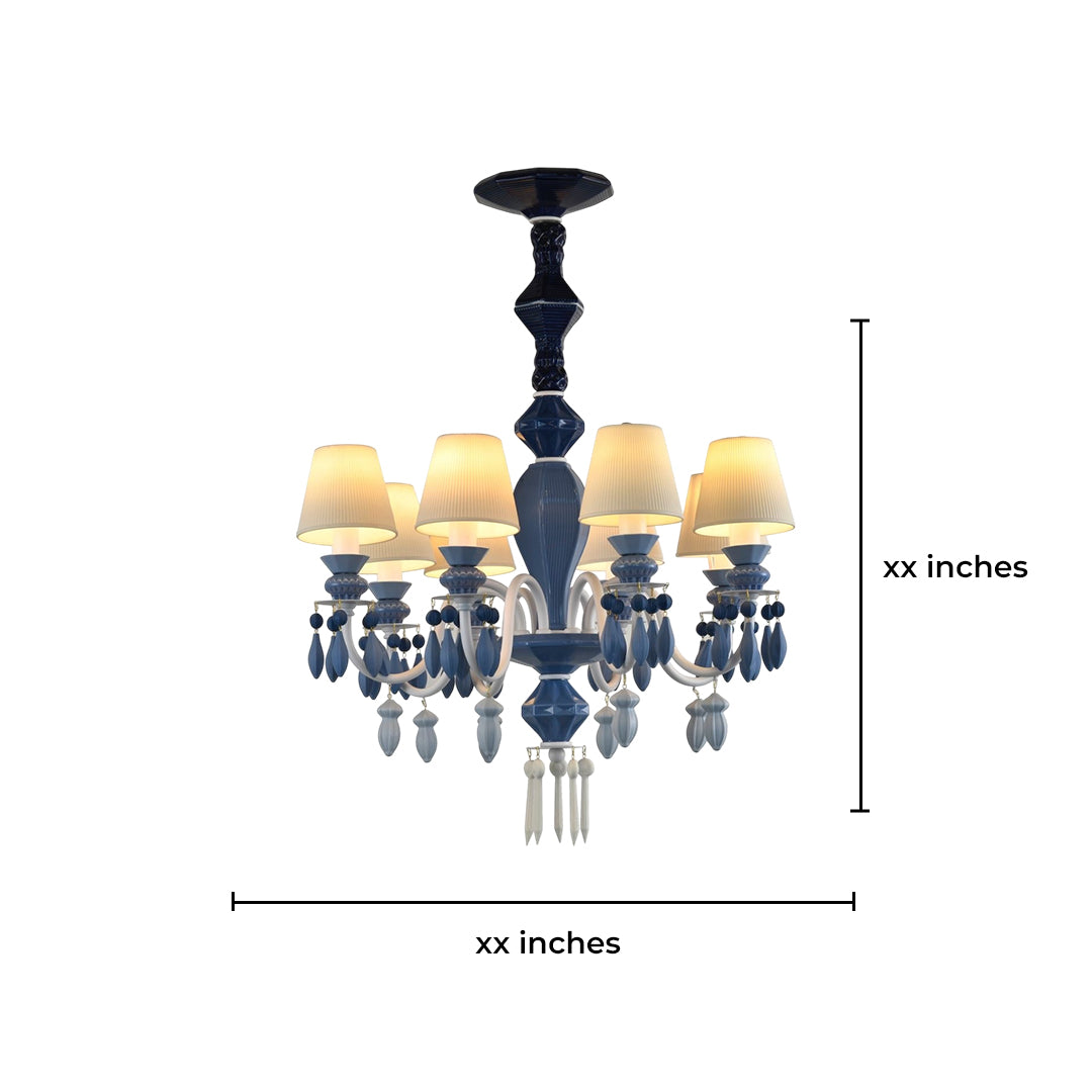 Periwinkle Blue Chandelier