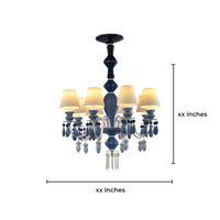Periwinkle Blue Chandelier