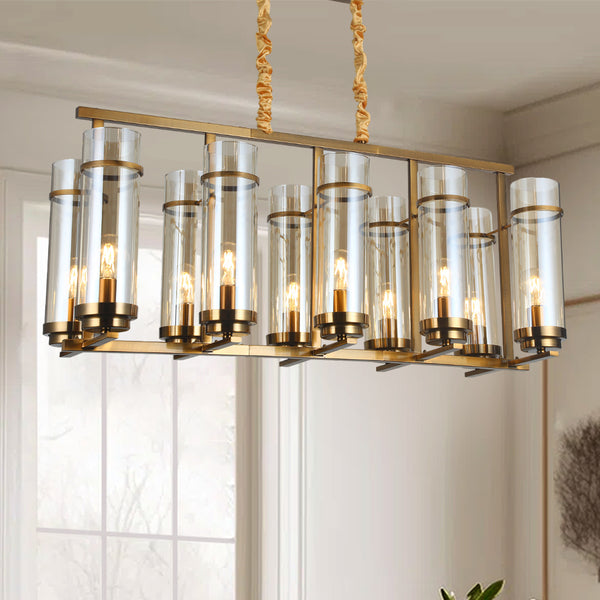 Retro Radiance Multi-Light Chandelier