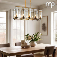 Retro Radiance Multi-Light Chandelier