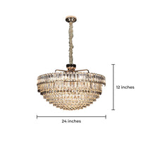 Starry Nightfall Crystal Chandelier