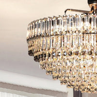 Starry Nightfall Crystal Chandelier